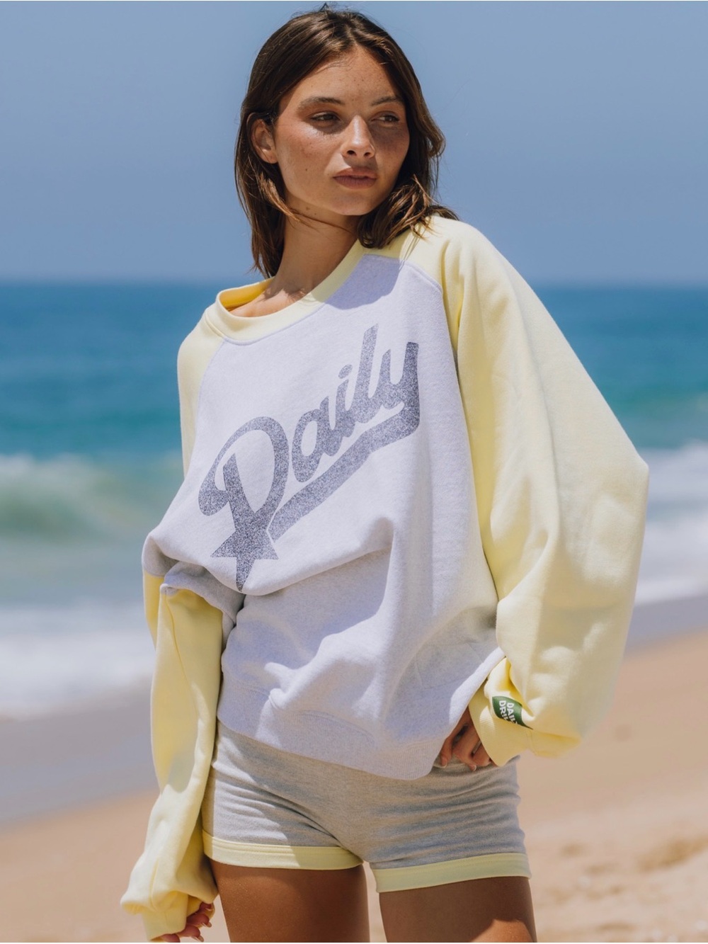 Daily Drills Fleece Raglan Americana Crew